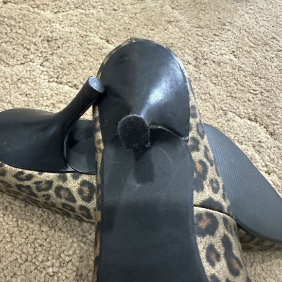 Maurices Leopard Print Women’s High Heel Pumps Size 8 Y2K Animal Print - Picture 6 of 6